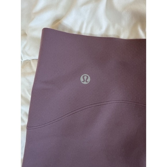 NEW Lululemon GLOW UP HR TIGHT 28" Size 14 Lavender Lux Workout Shaping NWT - Picture 7 of 10